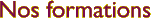 Notre &eacute;quipe